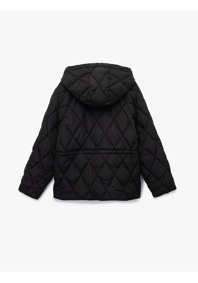 Koton Beli Bağcıklı Uzun Kollu Cepli Su İtici Kapüşonlu Kapitone Şişme Mont Siyah 6wak00006ew Siyah Koton Beli Bağcıklı Uzun Kollu Cepli Su İtici Kapüşonlu Kapitone Şişme Mont Siyah 6wak00006ew Siyah