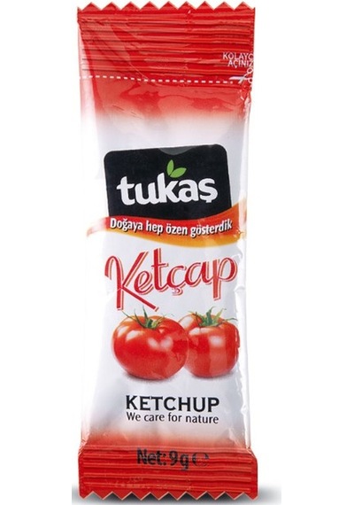 Tukaş Sachet Ketçap PP 500 x 9 G