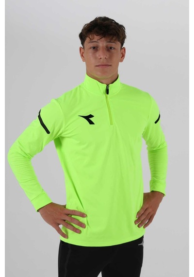 Diadora Alto Antrenman Eşofmanı Tek Üst Neon Yeşil