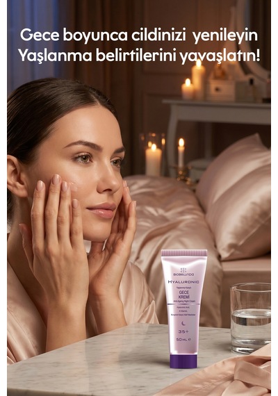 Hyluronic Yaşlanma Karşıtı Gece Kremi 35+ 50 Ml