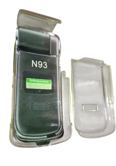 Nokia N93 Uyumlu Telefon Koruyucu Şeffaf Mika Kapak -