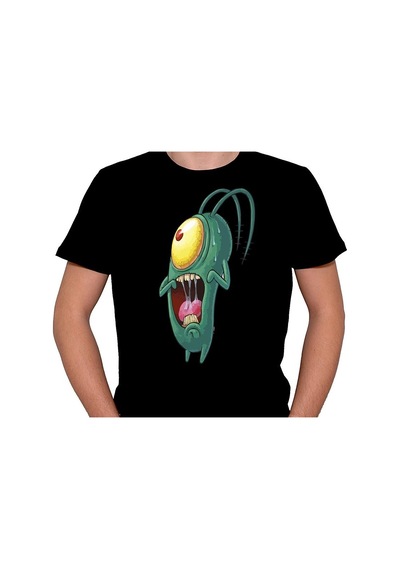 Plankton Sünger Bob Caracter Tişört Unisex T-shirt 001