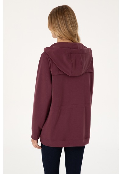 U.s. Polo Assn. Kadın Plum Sweatshirt 50309102-vr177 New Plum