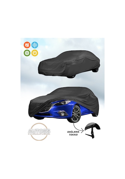 Renault Megane 3 Hb Branda Lüx Kalite Araba Brandası,oto Branda Tokalı Siyah