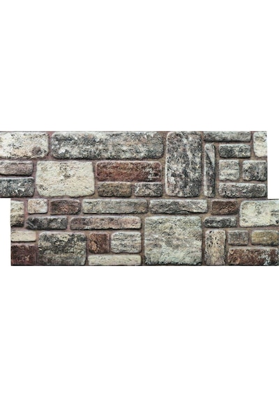 5 Adet X Karma Taş Desenli 3D Strafor Köpük Duvar Kaplama Paneli (446785877)