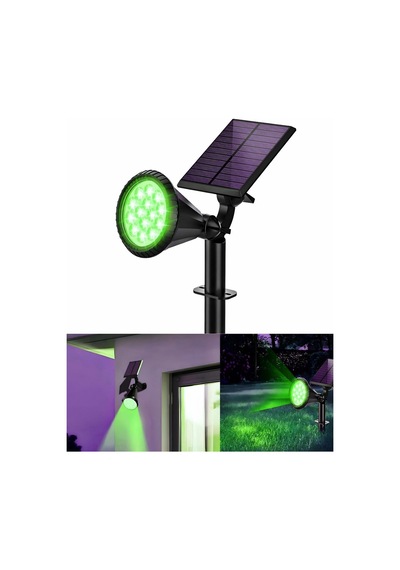 Forlife Yeşil 18 Led Spot Güneş Enerjili Bahçe Aydınlatma Lambası Diğer
