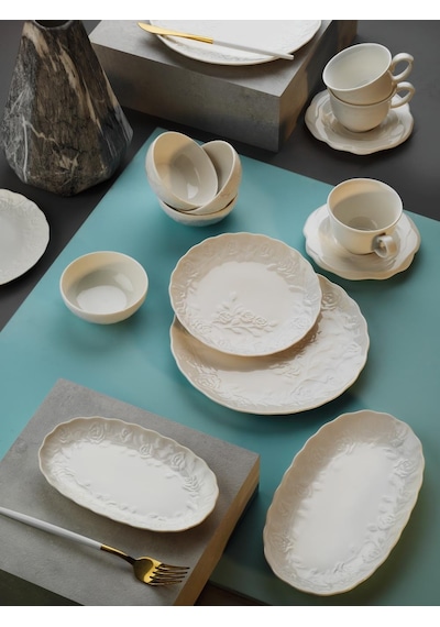 Aryıldız Ar248997 Sc Bella Kahvaltı Takımı White 32 Parça Beyaz