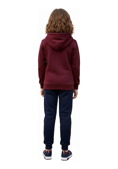 Kız Çocuk 3 İplik Kombin Eşofman Takım Bgl-st05048 Bordo
