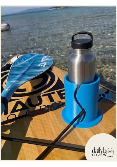 Paddle Board Sup Board Kano Termos Bardak Tutucu Mavi