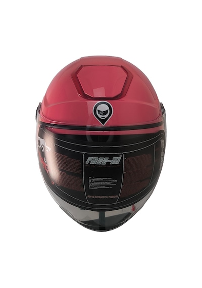 Motosiklet Açık Kask - Ultra Hafif 820gr - Ece Belgeli- Buff Hediyeli Pembe