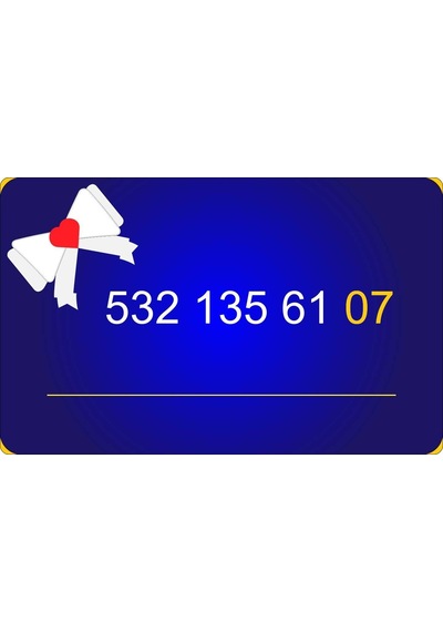 Daha Önce Hiç Kullanılmamış Turkcell 532135 Serili Hatlar