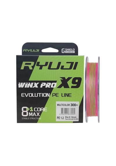 Ryuji Winx Pro X9 300mt 0.14mm İp Misina Multi Color