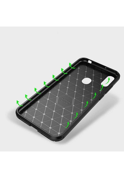 Huawei Honor 8a Kılıf Zore Negro Silikon Kapak Kahverengi