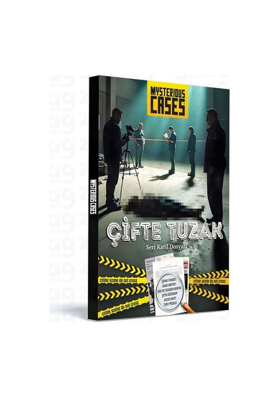 Mysterious Cases Çifte Tuzak, Seri Katil Dosyası, Dedektif Oyunu, Bulmaca, 16+ Yaş