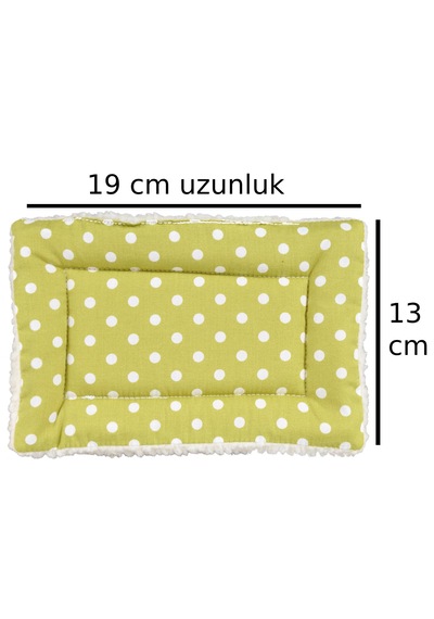 X-perk Gine Pig Domuzu Tavşan Kemirgen Yatağı Sünger Dolgulu 19 CM
