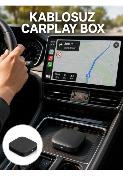 Bluetooth 5.0 Kablosuz Android Auto Araç İçi Adaptör Yeni Nesil - Lisinya