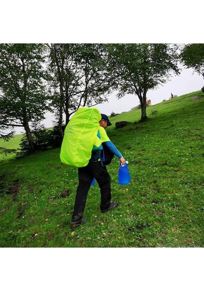 Katlanabilir Outdoor Kamp Piknik Su Bidonu 10 Litre Şeffaf Beyaz