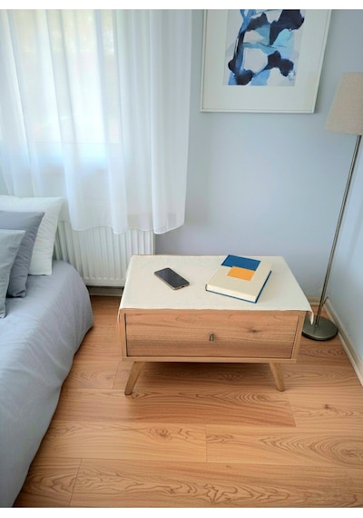 45x90 Cm Ham Bez Komodin Örtüsü %100 Pamuklu Yatak Odası Komodin Örtüsü Pamuklu Doğal Kumaş 2'li Set Bej