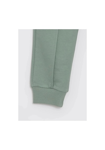 LC Waikiki Lcw Kids Yeşil Bisiklet Yaka Erkek Çocuk Sweatshirt Ve Eşofman Alt 2'li