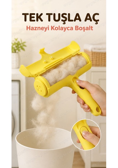 Hazneli Tüy Toplayıcı Gırgır Tüy Toplama Rulosu