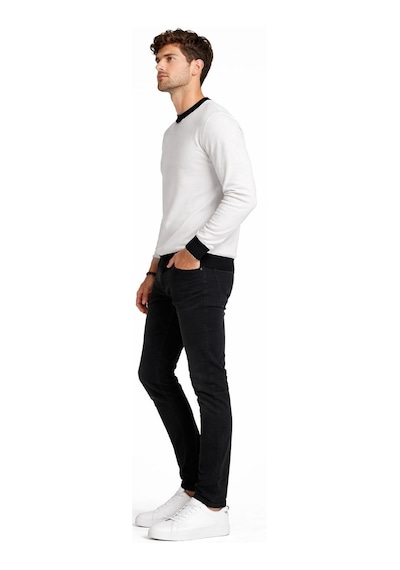 Alexander Gardi Bisiklet Yaka Basic Sweatshirt Unx-145901 Beyaz