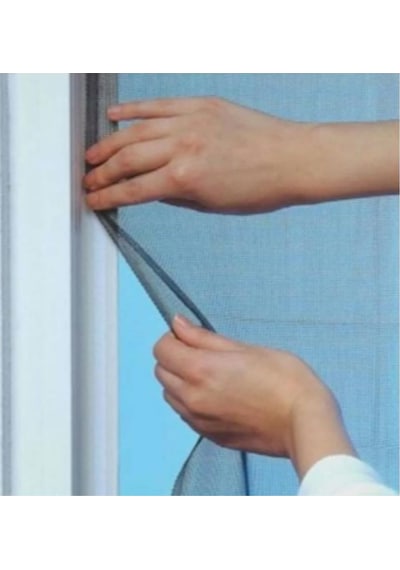 Pencere Sinekliği 150cmx100cm Çift Kanat Tül Pencere Sineklik 1 Adet