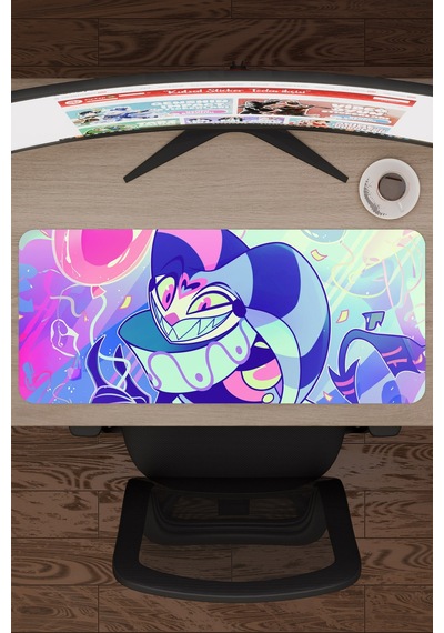 Helluva Boss Kaymaz Dikişli Kauçuk Oyuncu Mousepad V3 - 70x30 Xl Gaming Mouse Pad Fare Altlığı