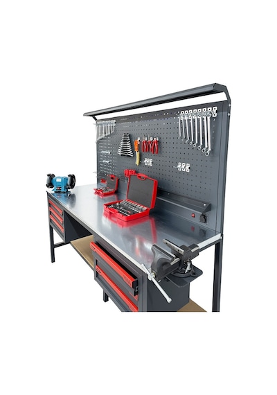 Takpower 2 Metre Dolu Takım Tezgahı 6 Çekmeceli Premium