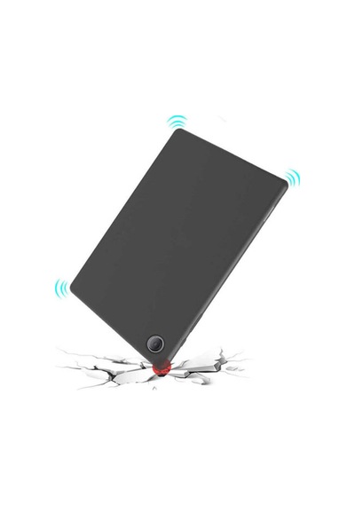 Trendsshop Tab M10 Hd Uyumlu Tb-x306f Za6w0026tr Siyah Silikon Kılıf + Ekran Koruyucu+kalem