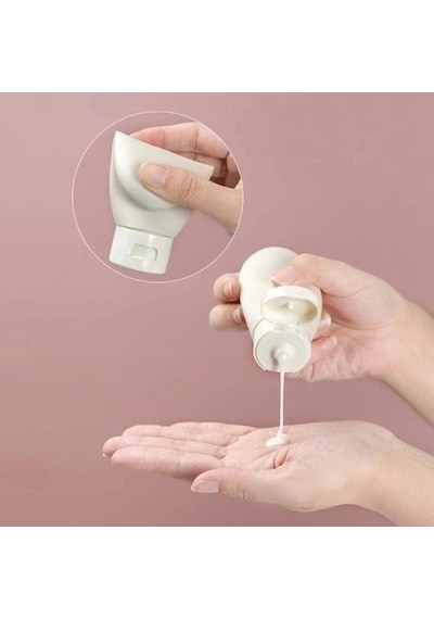 Kit Uçak Uyumlu Sızdırmaz Kozmetik Dolum Şişesi Pratik Seyahat Tipi Bakım Ürünleri Düzenleyici Set