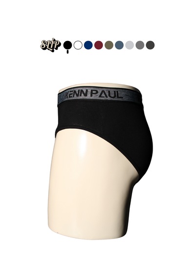 Kp 5'li Erkek Düz Pamuklu Siyah Boxer Slip Boxer Siyah