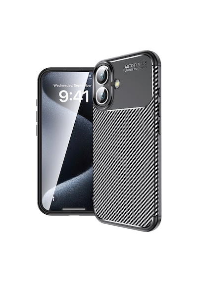 Apple, Uyumlu iPhone 16 Kılıf Zore Negro Silikon Kapak Siyah