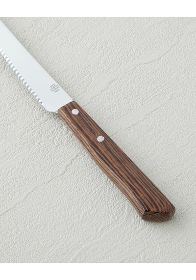 Iron Slice Paslanmaz Çelik 2'li Bıçak 11 Cm Kahverengi
