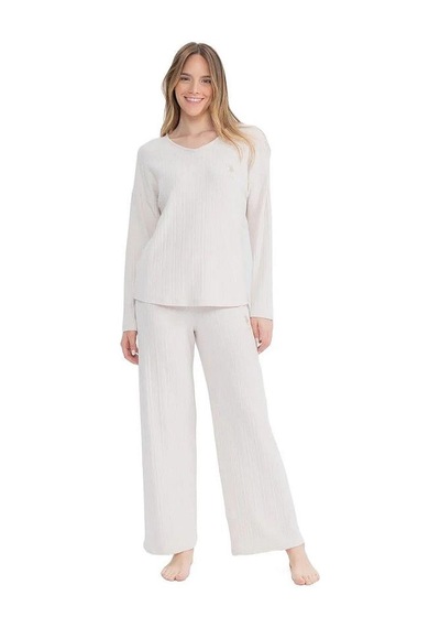 U.S. Polo Assn. U.s Polo 17090 V Yaka Pijama Takım 001