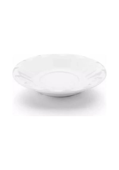 Tria 304b Beyaz Çay Tabağı 6 Lı 11 Cm Beyaz