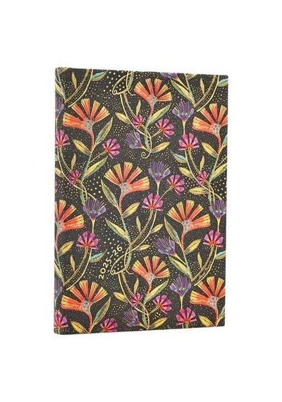 Paperblanks 2026 English Diary Wild Flowers Midi Day Ajanda Çok Renkli