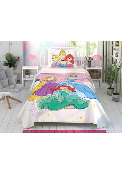 Taç Lisanslı Princess Pike Takımı Tek Kişilik