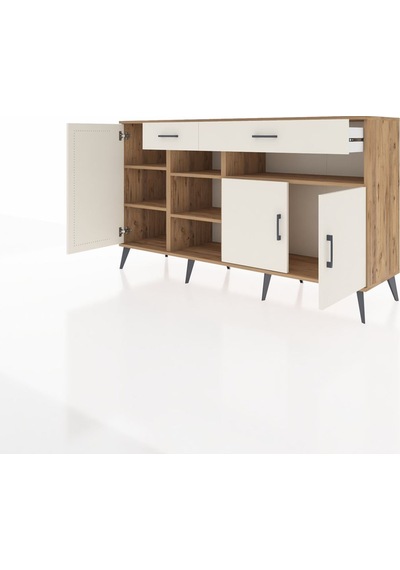 Hyperion Konsol 5 Raflı 2 Çekmeceli 3 Kapaklı 176x44x99 Çam-aytaş Çam-aytaşı Hyperion Konsol 5 Raflı 2 Çekmeceli 3 Kapaklı 176x44x99 Çam-aytaş Çam-aytaşı