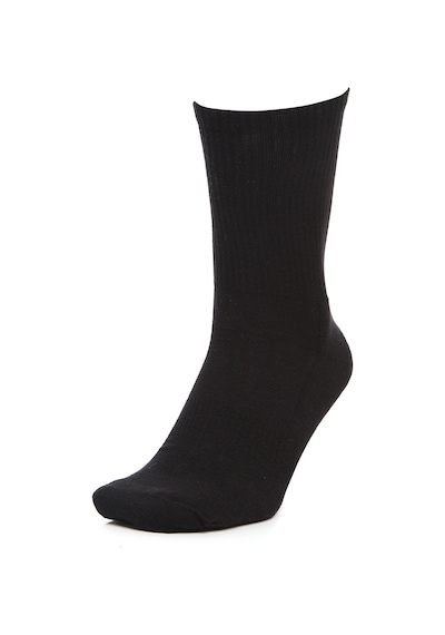 Sportive Nuvola-2 3'lü Unisex Siyah Günlük Stil Çorap 24kual19d01-syh