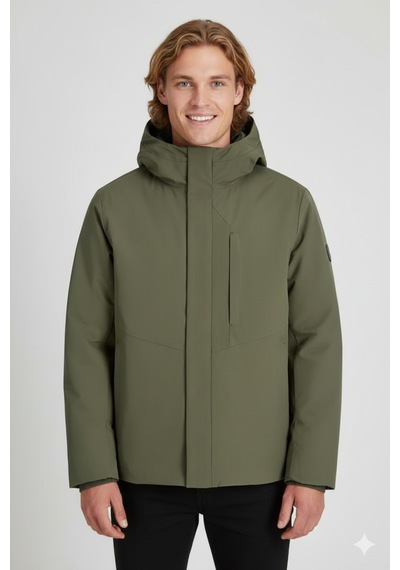 Jack & Jones Yeşil Erkek Mont 12278781 Jjekeen Jacket Aw Sn