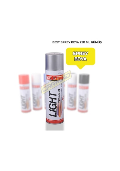 Best Gümüş Gri Sprey Boya 250Ml