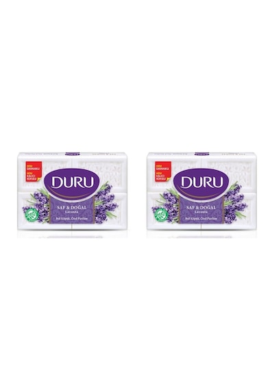 Duru Saf & Doğal Lavanta Aromalı Banyo Sabunu 4 x 150 G 2'li