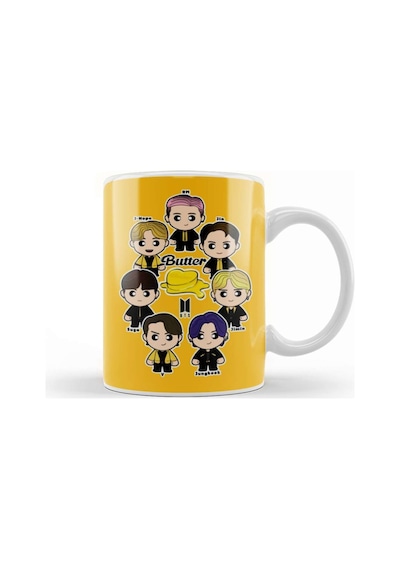 Bts All Member Butter Version İn Minime Style Kupa Bardak Porselen Karışık