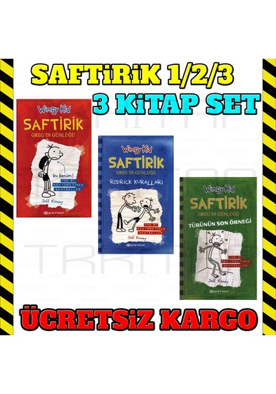 Epsilon Yayınları - Saftirik Greg Serisi - 1-2-3 Kitaplık Set