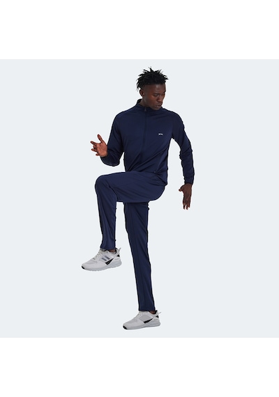 Slazenger ORRA IN Erkek Fermuarlı Dik Yaka Cepli Lacivert Eşofman Takımı
