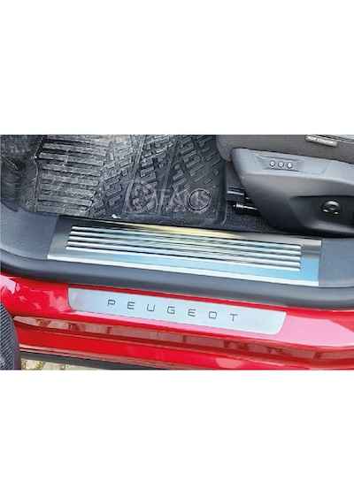 Peugeot 408 2022 Üzeri 4 Parça Paslanmaz Çelik Krom İç Kapı Eşiği