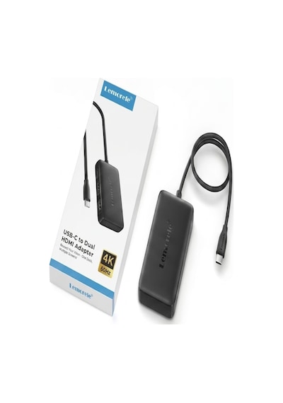 Lemorele Hd42 3'ü 1 Arada Type-c To Çift Hdmı 4k 60hz Görüntü Aktarıcı Ve 100w Pd Hızlı Şarj Hub - Dual Monitör Çoklayıcı Dönüştürücü Adaptör Windows Ve Mac Lemorele Hd42 3'ü 1 Arada Type-c To Çift Hdmı 4k 60hz Görüntü Aktarıcı Ve 100w Pd Hızlı Şarj Hub - Dual Monitör Çoklayıcı Dönüştürücü Adaptör Windows Ve Mac