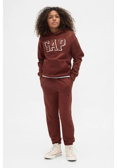 Gap Logo Relaxed Erkek Çocuk Kahverengi Sweatshirt-9496 Kahverengi
