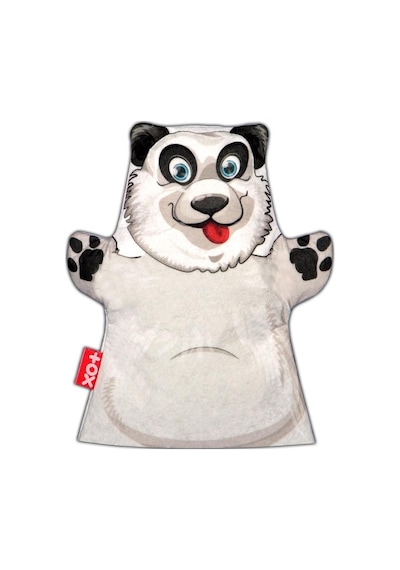 Tox Panda Vahşi Hayvanlar Keçe El Kukla T128 . Eğitici Oyuncak