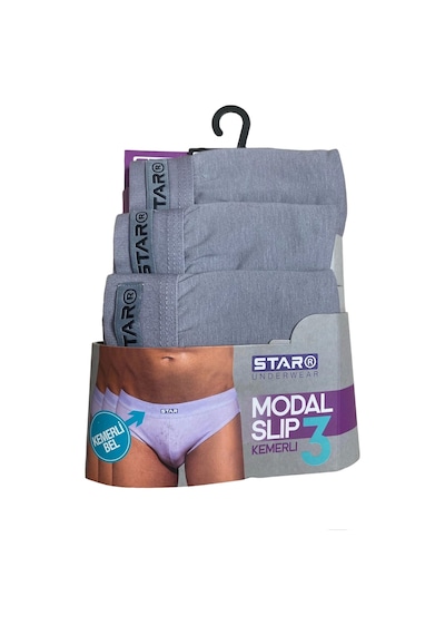 Star 109 Erkek 3'lü Modal Slip 001